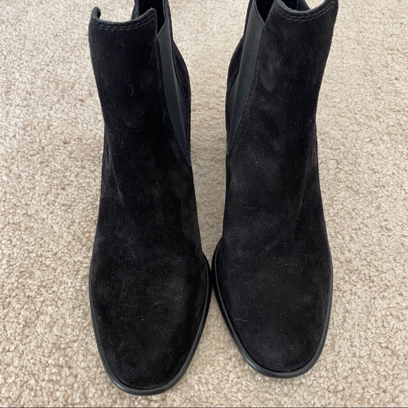 Pedro Garcia Waldo Chelsea Suede Bootie in Black - Picture 2 of 12